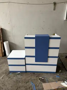 meja kasir laundry + meja timbangan | 140x50x110cm
