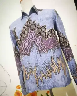 Kemeja Batik pria Lengan panjang