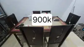 Meja Makan + 6 Kursi