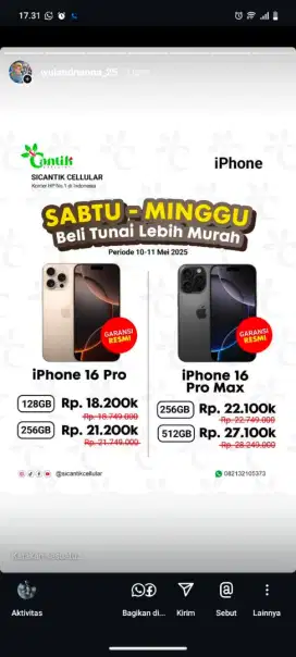 Iphone Promo Bulan Mei