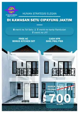 Cluster murah setu cipayung