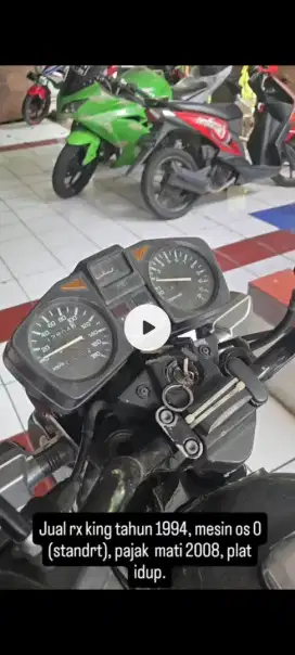 Dijual motor RX-King tahun 1994 surat2nya lengkap