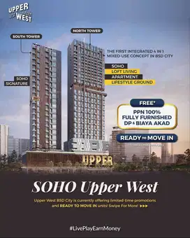 Apartemen Upper West BSD, Hunian Modern di Jantung CBD BSD, Dekat AEON