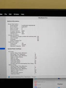 Macbook Pro 16inch M4 Pro 48GB+512GB Space Black bukan M1 M2 M3