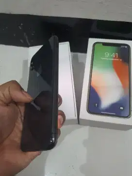 Iphone X 256gb fullshet BH 100%