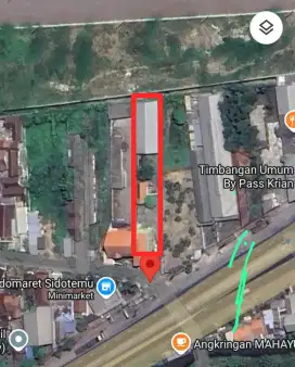 Obral Gudang Murah 960m² By Pass Krian Dekat Tol, Harga 3M Nego