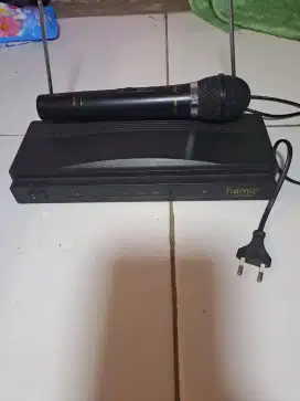 Microphone Double Wireless Homic Hm-306.