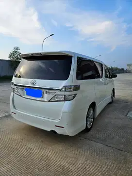 Toyota Vellfire ZG pilot seat 2013 mulus terawat service record toyota