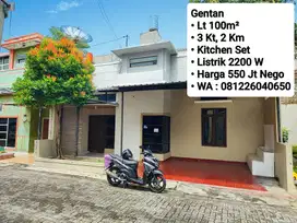 Jual Rumah Area Perum Cluster Area Gentan Hadap Timur, Dekat Laweyan