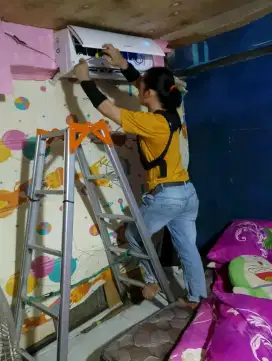 SERVICE AC BONGKAR PASANG AC
