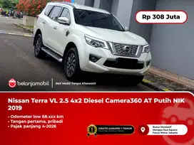 [LOW KM] Nissan Terra VL 2.5 4x2 Diesel Camera360 AT Putih 2019/2020