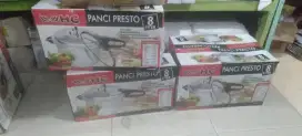 Di jual panci presto ukuran 4 ,8,12 liter untuk masak,goreng,rebus,kus