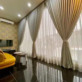 FRE SURVEY Gorden Blackout Sekat Klinik Hordeng Pintu Gordyn Vitrase