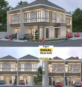 Jual Rumah Baru 2 lt @ Taman Pondok Indah Wiyung