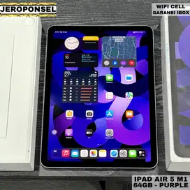 IPAD AIR 5 M1 64GB WIFI CELLULAR PURPLE IBOX LIKE A NEW FULL ORIGINAL