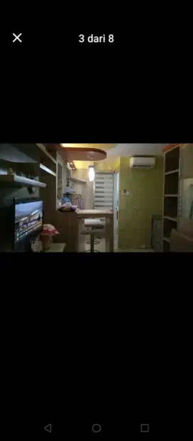Dijual murah apartemen Bassura atas mall studio furnished