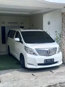 alphard tipe G premium sound tahun 2010/tt mobil, motor ,cash boleh