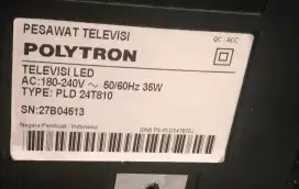 Mesin Led polytron 24inch