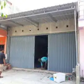 Folding gate rolling door