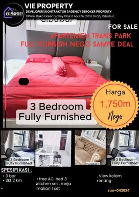 Apartement Tranpark DIJUAL MURAH