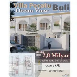 For sale Ocean View Villa Pecatu Ungasan Jimbaran Bali