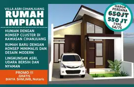 Dijual Murah, Rumah Baru di Cihanjuang dekat Pemkot Cimahi