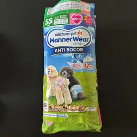 [New] Popok Diapers Female Betina Size SS MannerWear Unicharm Pet