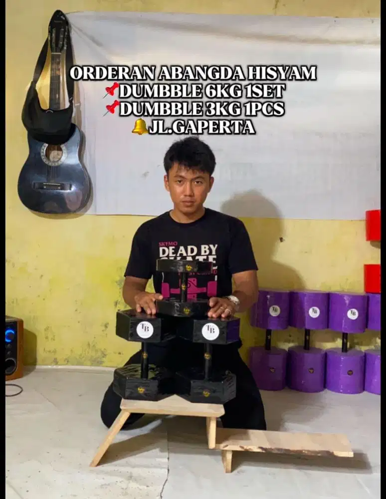 Barbel dan Dumbble Promo 9Ribu per kilo