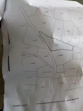 Tanah ter murah dipinggir jalan aspal  saptosari