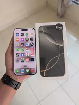 iPhone 16 pro 18gb Blibli natural titanium