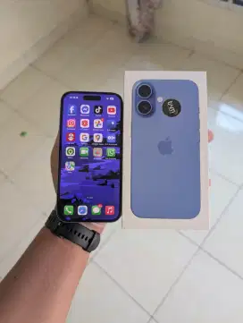 iPhone 16 128gb iBox warna biru