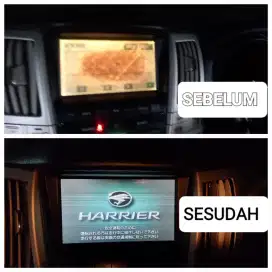 Servis layar lcd sunburn /buram semua jenis original mobil builit up