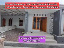 Rumah Cantik 2KT Mewah Minimalis Maguwo Tajem Budi Mulia 25Juta Nett