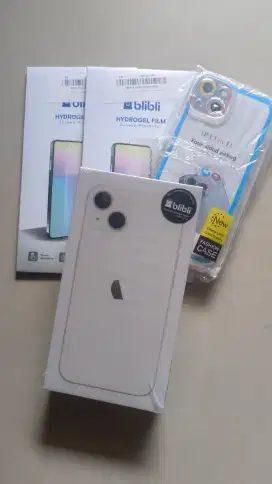 Iphone 13 128GB Putih Bnib segel box ada bonus