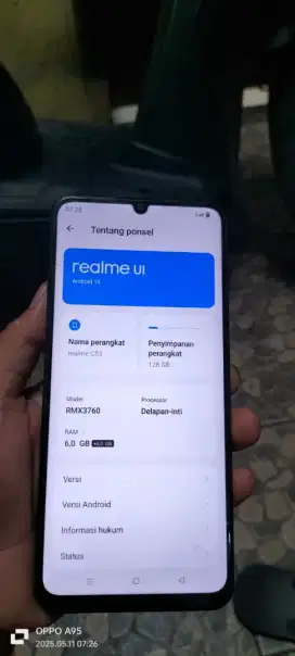 Realme c53. Hp cas. 6+6/128 NFC no mnus