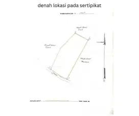 tanah dijualm, komisi3%,  langsung pemilik, luas 4575m2/ 326 tumbak.