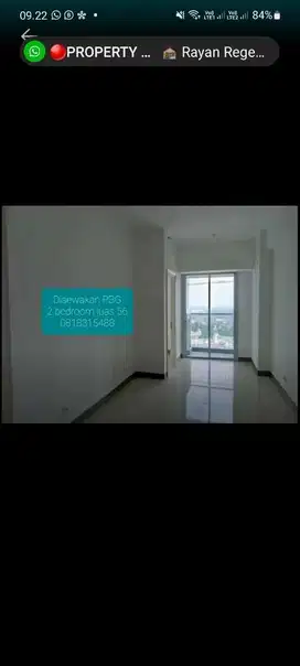 Disewakan apartemen puncak bukit golf