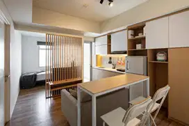 Apartemen Green Lake Sunter 1BR 42m furnish interior bagus, lt rendah