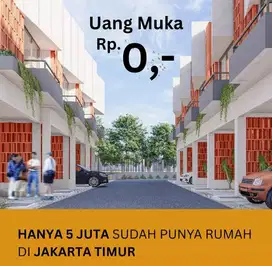 Jual Cluster Sejuk dan Asri  Siap Huni  di area  taman JakTim