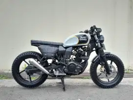 Custom Byson sesuai surat lengkap putih scrambler japstyle caferacer