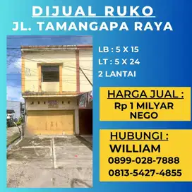 JUAL RUKO JL TAMANGAPA RAYA SAMATA GOWA