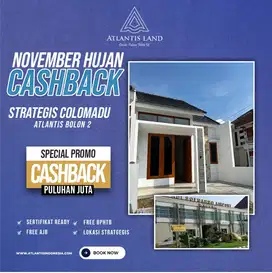 Hunian 1 lantai model Pelana Kuda di Bolon Colomadu SHM Ready