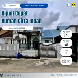 DIJUAL RUMAH CITRA INDAH BATAM CENTER