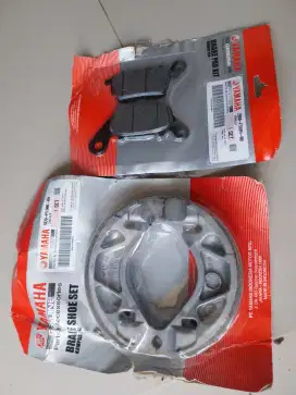 Kampas Rem Aerox Depan Belakang original