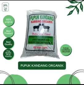 Pupuk kandang kambing organik siap pakai halus 1 karung