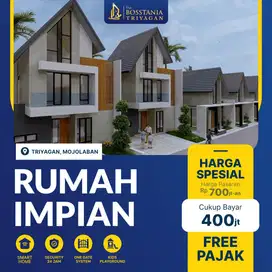 Rumah Modern dan Stylish Dekat Kampus UNS