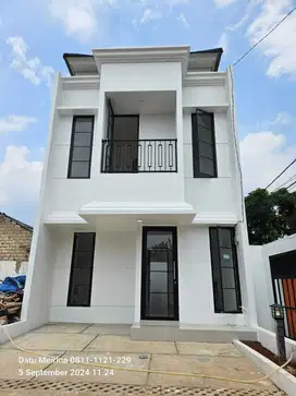 Rumah 2 LT Jalan Luas 10 Menit Jln Juanda Raya 15 Menit Stasiun Pocin