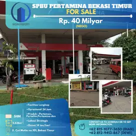 Dijual SPBU PERTAMINA, Di Bekasi Timur, Lt 2,626m², SHM