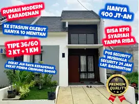 Rumah Modern Murah Karadenan Cibinong Bogor Siap Huni SHM IMB Pecah