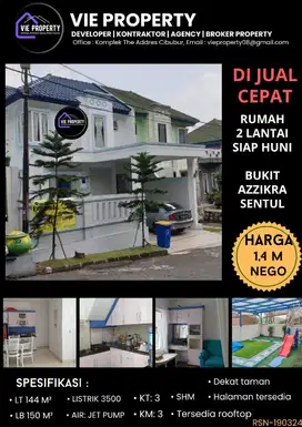 DIJUAL!RUMAH RAPI SIAP HUNI di Bukit Azzikra Sentul